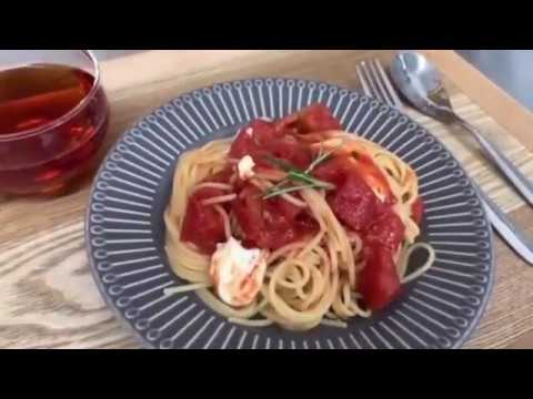 【簡単】ニンニク香る🧄トマトパスタ🍅