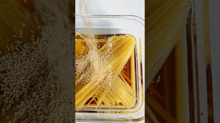 ハマる人続出！レンチンで納豆パスタ#shorts
