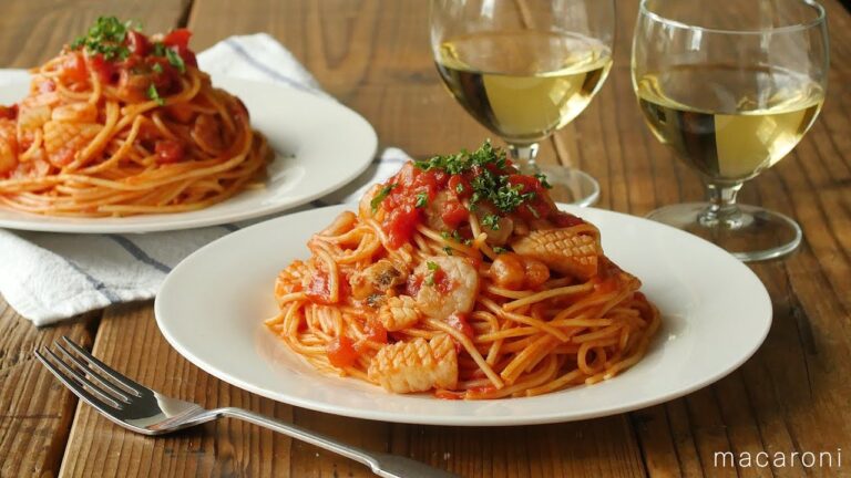 シーフードミックスで！ワンパンペスカトーレ