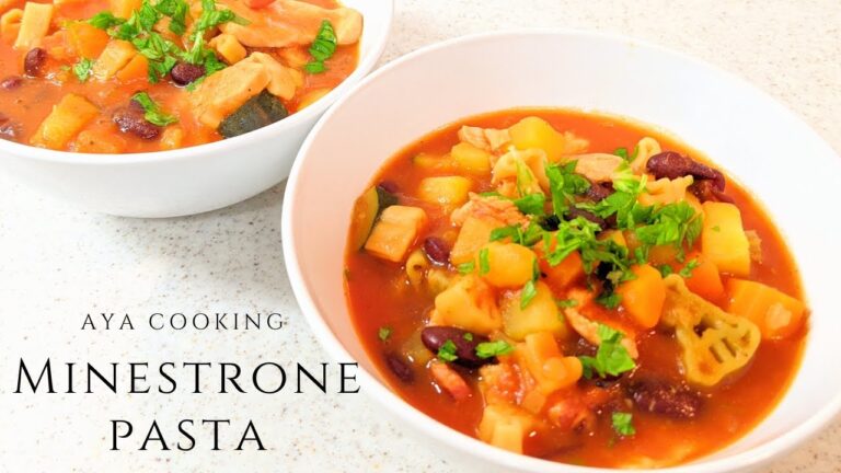 栄養満点デトックス★ミネストローネパスタ - Minestrone Pasta Soup