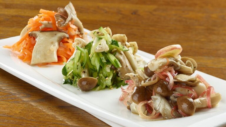 きのこダネを使った3種のナムル