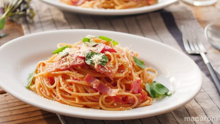 15分でできる簡単「フレッシュトマトのワンパンパスタ」のレシピ・作り方