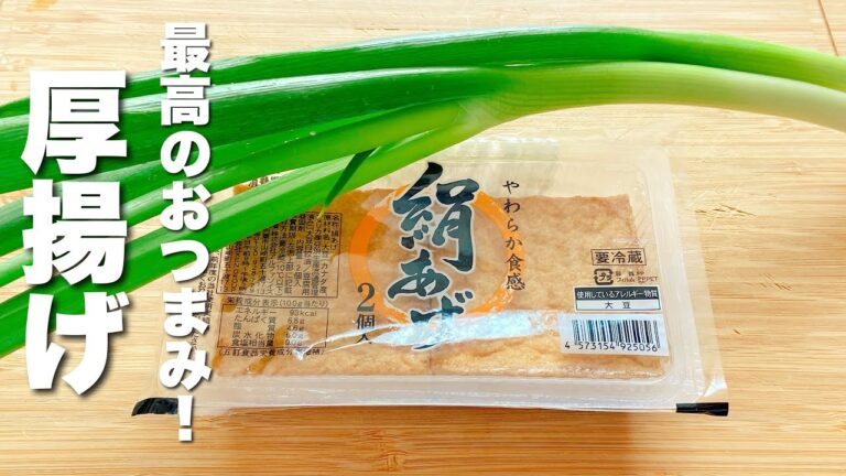【厚揚げの簡単レシピ】材料２つ煮込みだけ！驚くほどうまい