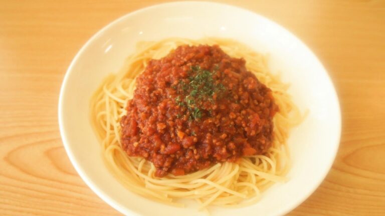 【ミートスパゲティ】本格的でおいしいミートソースが超簡単に作れます♪How to cook Meat spaghetti.:japanese food