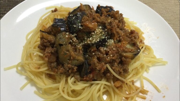 茄子と生トマトのミートソースパスタの作り方教えます❤️