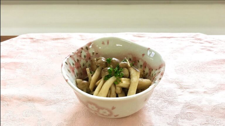 【+１皿レシピ】和風きのこマリネ