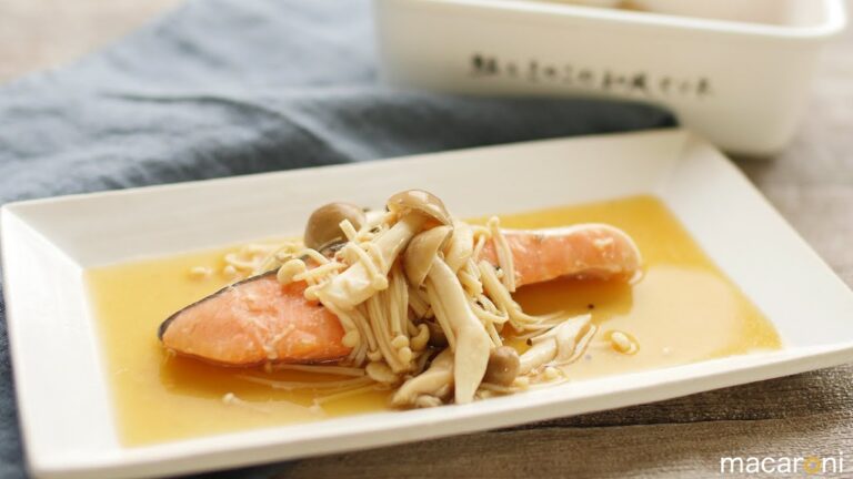 【作り置き】レンチン１回で即完成！ 鮭と きのこの 和風 マリネ のレシピ 作り方