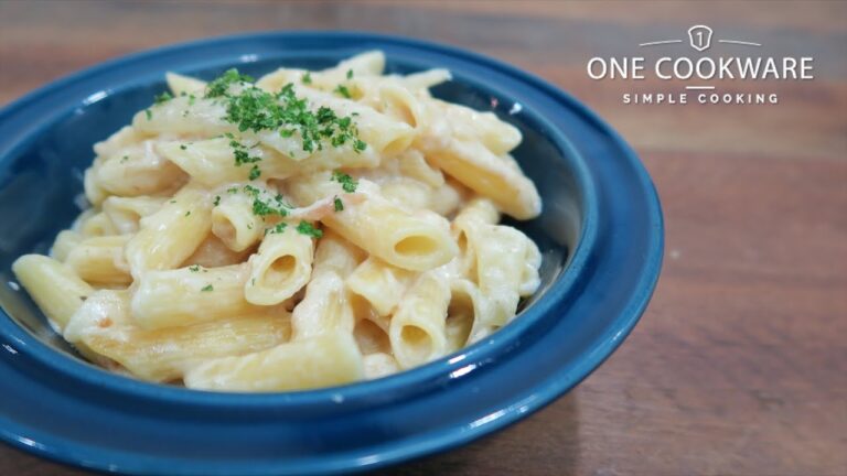 フライパンひとつで簡単 生クリーム不要！濃厚ツナクリームペンネ｜ONE COOKWAREシリーズ　レシピ　作り方