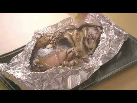 那須のまいたけと秋鮭のホイル焼き