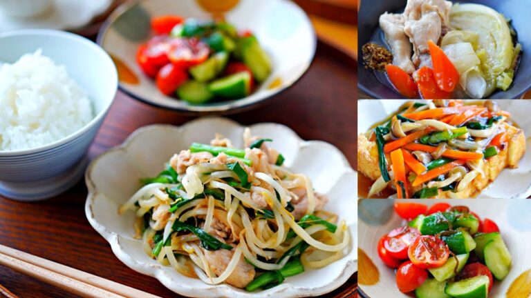 【３日分】１５分で晩ごはん！管理栄養士の２品献立【簡単レシピ】