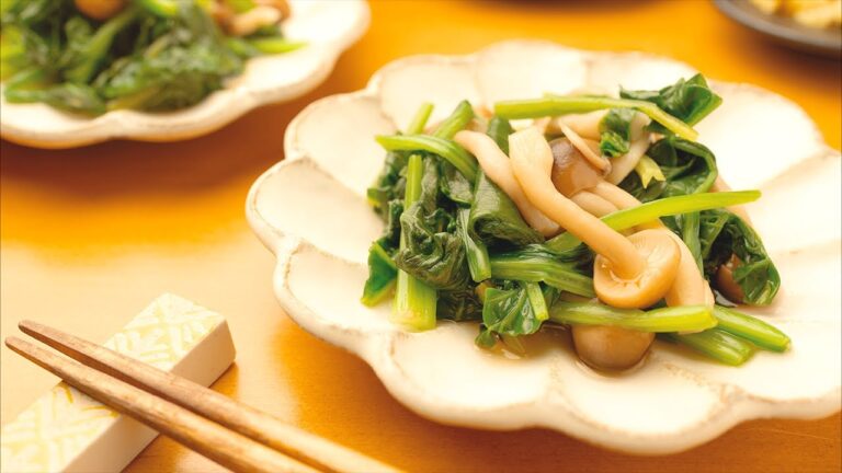 【めんつゆだけ】シンプルで覚えやすい副菜『ほうれん草のお浸し』
