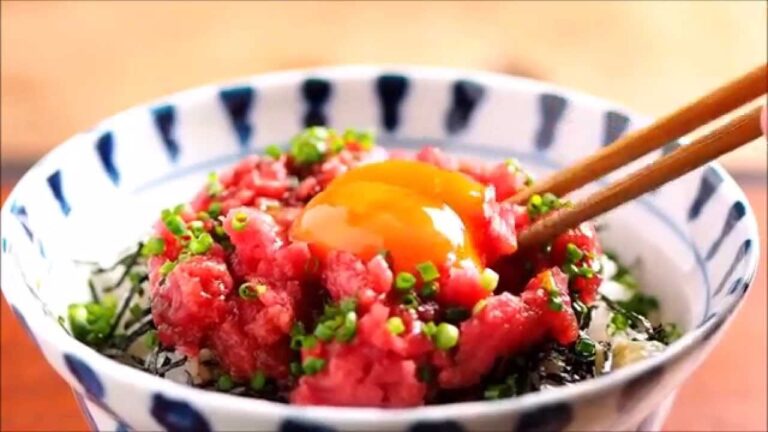 なんちゃってネギトロ丼、簡単ネギトロの作り方