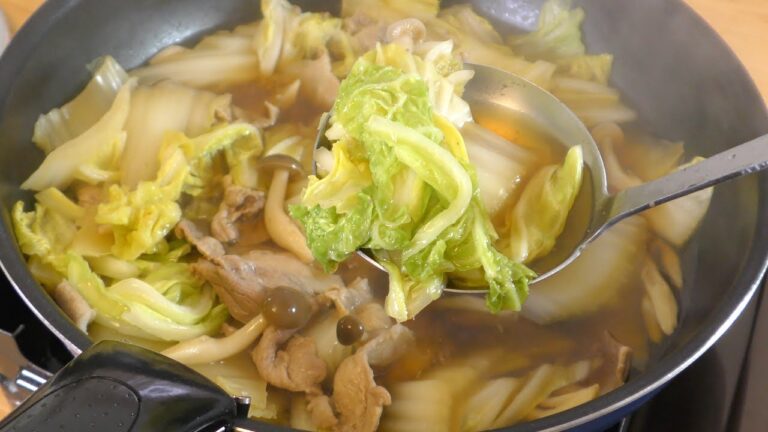 【簡単レシピ】プロが教える最高に美味しい『白菜と豚肉のうま煮』の作り方