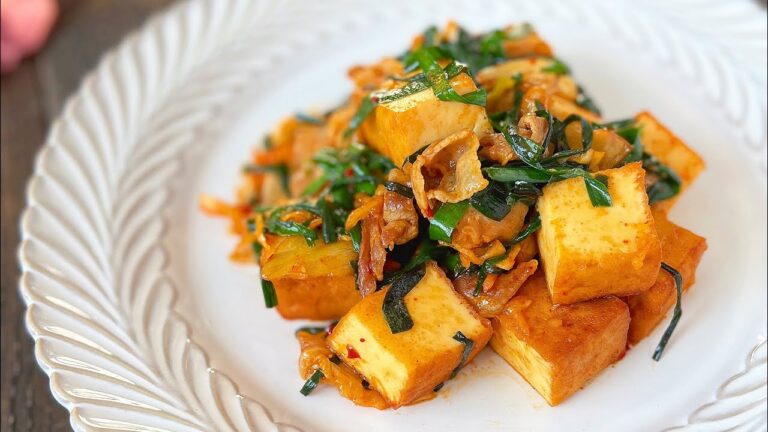 スピードおかず♪厚揚げの豚キムチ炒め