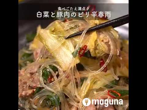 食べごたえ満点♪白菜と豚肉のピリ辛春雨煮 ｜ moguna[モグナ]