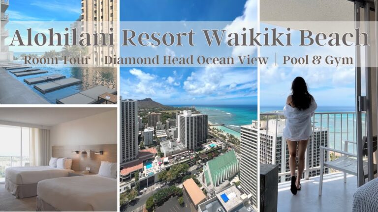 【ハワイvlog ホテル編】アロヒラニリゾートワイキキビーチ Alohilani Resort宿泊記｜部屋選びに失敗!?｜ルームツアー｜プール&ジム｜オーシャンビュー｜一人旅｜詳細レポ｜2022年7月