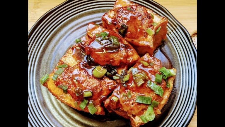 ボリューム満点！ 厚揚げの肉詰め照り焼き味【レシピ】