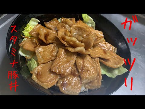 ガッツリスタミナ豚丼！【文系大学生のまったりお料理日記＃7】