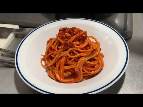ひとり飯：暗殺者のパスタ風ワンパンポモドーロ