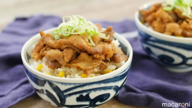 スタミナ抜群！ こってり コク うま 味噌 バター 豚 丼 のレシピ 作り方