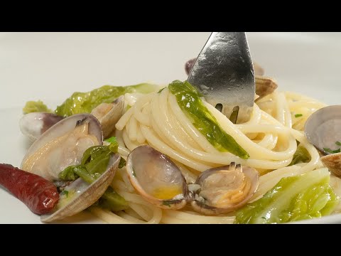 うまみと甘みが凝縮。春キャベツのボンゴレビアンコのスパゲッティ【 料理レシピ 】