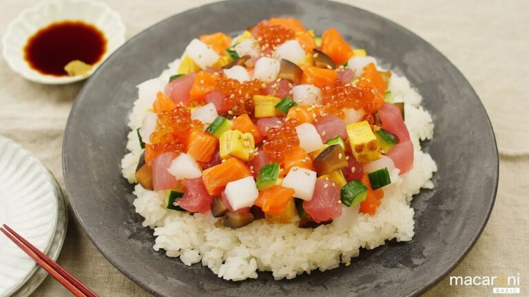 【基本のレシピ】パッと華やか！ いろどり 具材の ばら ちらし 寿司 のレシピ 作り方