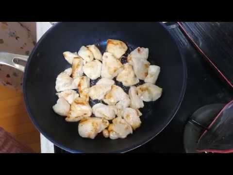 【調理】鶏肉の照り焼き丼&きのことちくわの和風マリネ