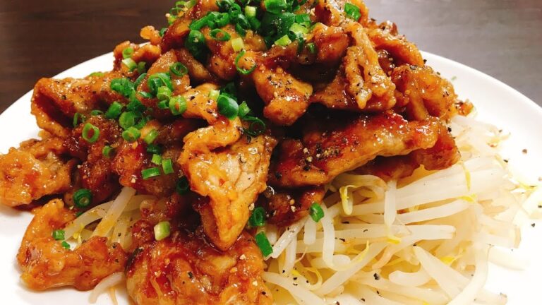 【秘伝のやみつきタレ】お財布に優しくて簡単で超旨いよ‼こうちゃん特製『豚小間ともやしのやみつき炒め』Delicious Fried pork & bean sprouts | Easy Recipe