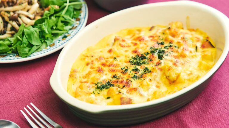 秋野菜たっぷり！豆乳グラタン