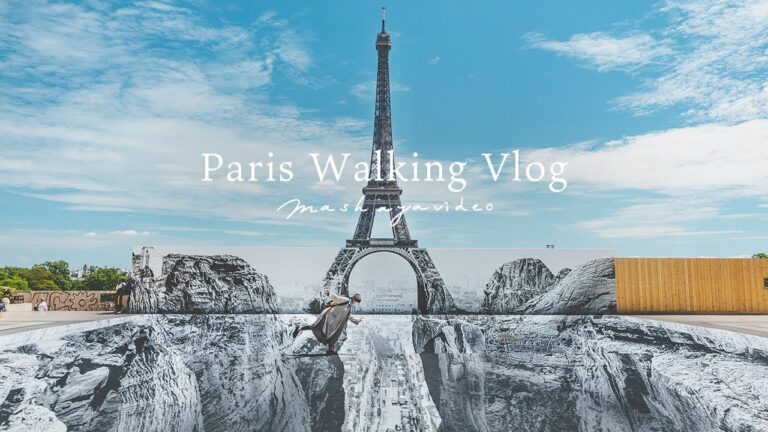 休日の過ごし方｜エッフェル塔アート→鬼滅の刃をパリの映画館で見る→イタリア人のピザ屋さんでディナー｜パリ暮らし｜日常Vlog