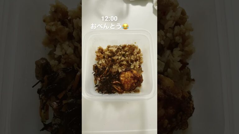 痩せない食事記録48〜仕事弁当　ねぎ豚丼〜バタバタな日　年子兄弟　１歳２歳　共働き