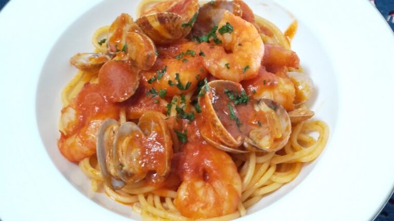 えびとあさりのトマトクリームスパゲッティ 2021.5.5放送