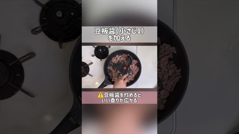 【ご飯が止まらない】旨すぎる白菜のそぼろ煮/白菜大量消費 #shorts