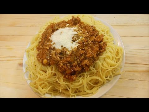 【濃厚なソース】ミートソーススパゲティ【Meat saw spaghetti】