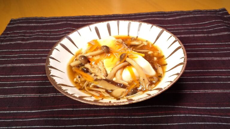 豆腐のきのこあんかけ 2022.9.7放送