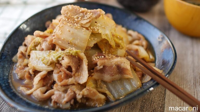 やたらとご飯のススむ味！ くたくた 白菜の ごま ポン酢煮の レシピ 作り方