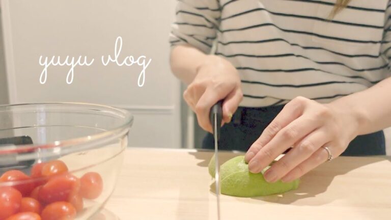 自炊欲低下中😭/平日5日間の食事vlog/オートミールで作るクリームリゾット、韓国風茶わん蒸し、サムギョプサル、無印良品のカレー