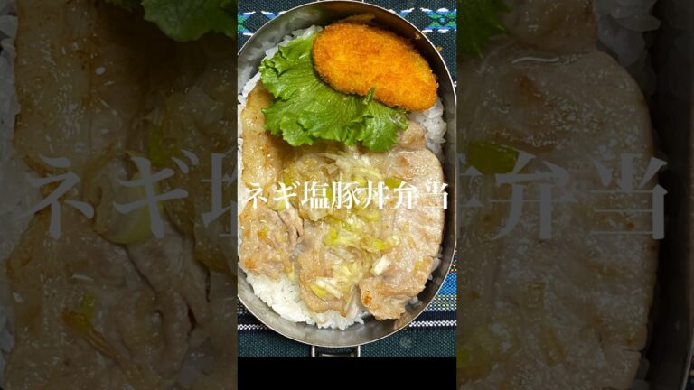 No.651  3月4日の爺〜弁　ネギ塩豚丼弁当
