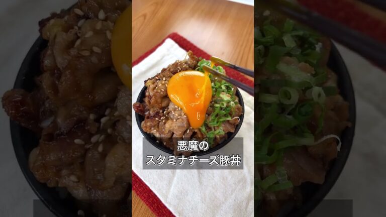 【悪魔のスタミナチーズ豚丼】