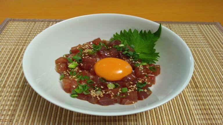 まぐろのユッケ丼 2023.8.9放送