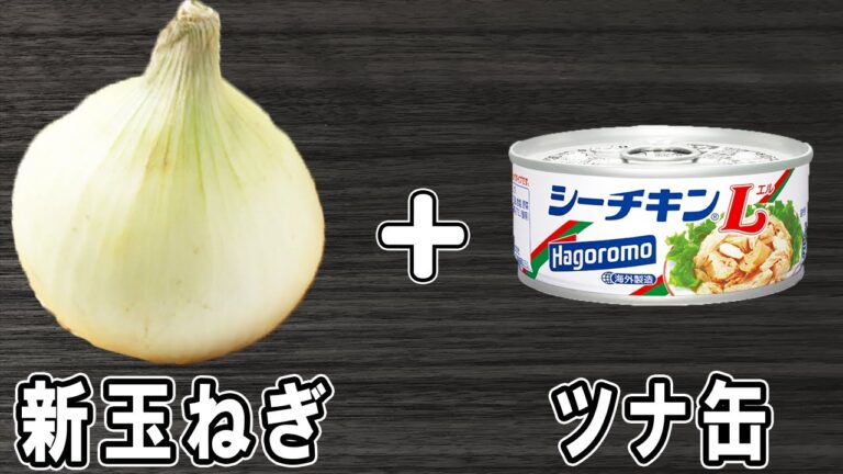 新玉ねぎとツナ缶で作る簡単レシピ【新玉ねぎのサラダ】箸が止まらない絶品おかずの作り方/新玉ねぎレシピツナ缶レシピ/作り置きおかず/お弁当おかず【あさごはんチャンネル】