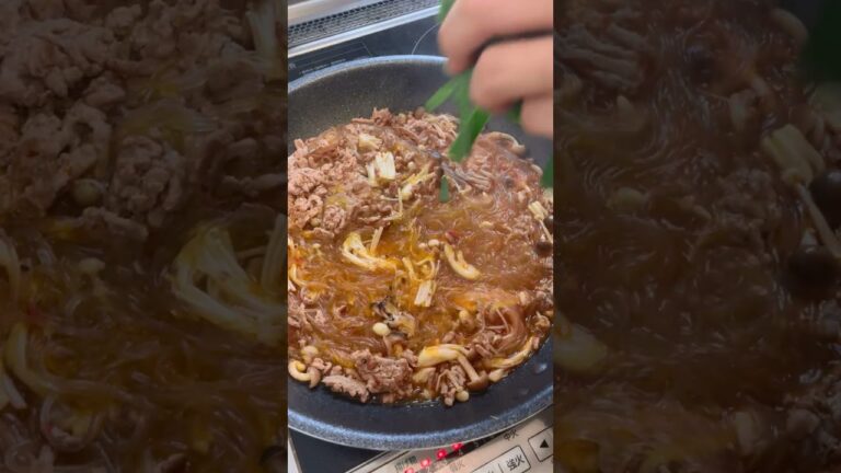 【はるさめ最強レシピ】ピリ辛はるさめ炒め #shorts