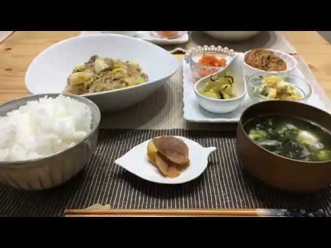 2018/02/07 夕飯【豚肉.白菜.春雨のオイスター炒め】
