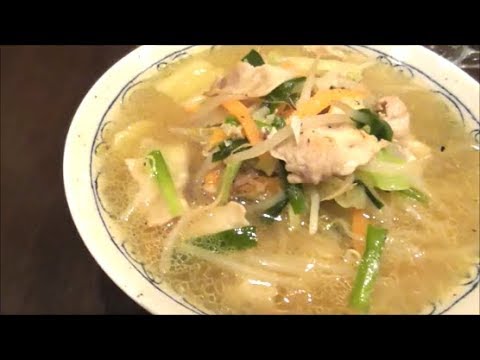 ラーメン屋店主が教える！家で作れる最高に旨いタンメンの作り方！