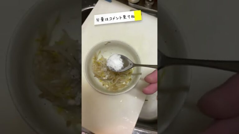 給料1万でも出来る無限もやし