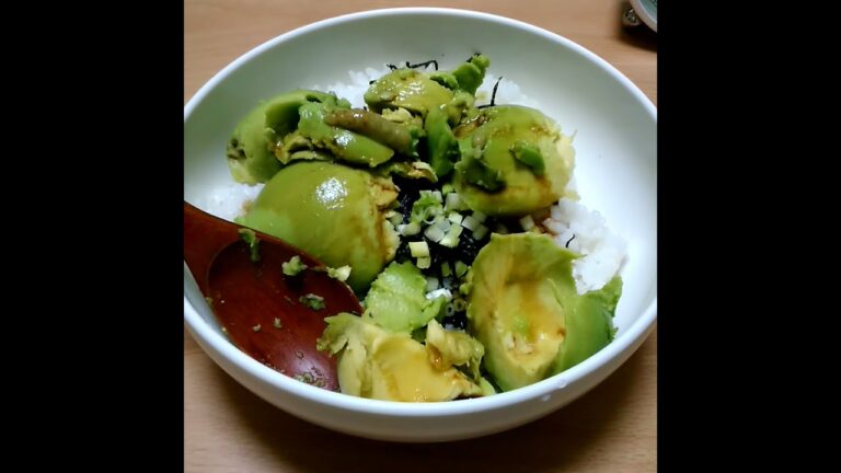 【料理実況】アボカド丼を作る