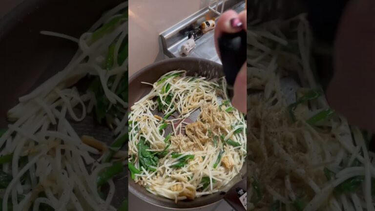 超簡単！？もやしとえのきのナムル #料理動画 #ナムル #簡単レシピ
