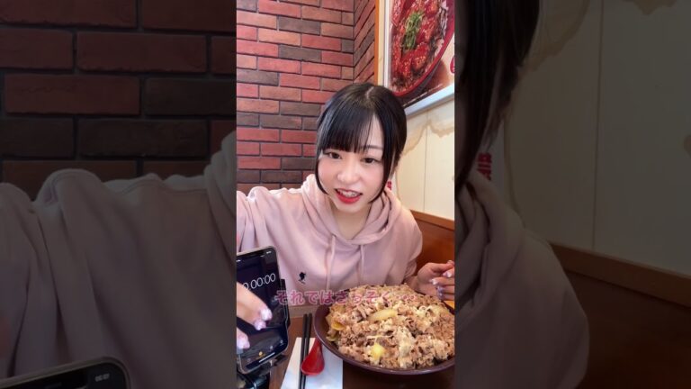 すき家のキング牛丼チャレンジ🔥