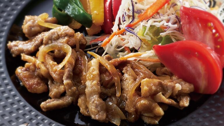 野菜たっぷりスタミナしょうが焼き