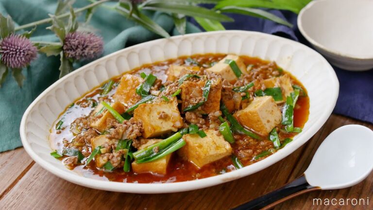 【厚揚げ麻婆豆腐】厚揚げで煮崩れしらず！ご飯が止まらない♪｜macaroni（マカロニ）